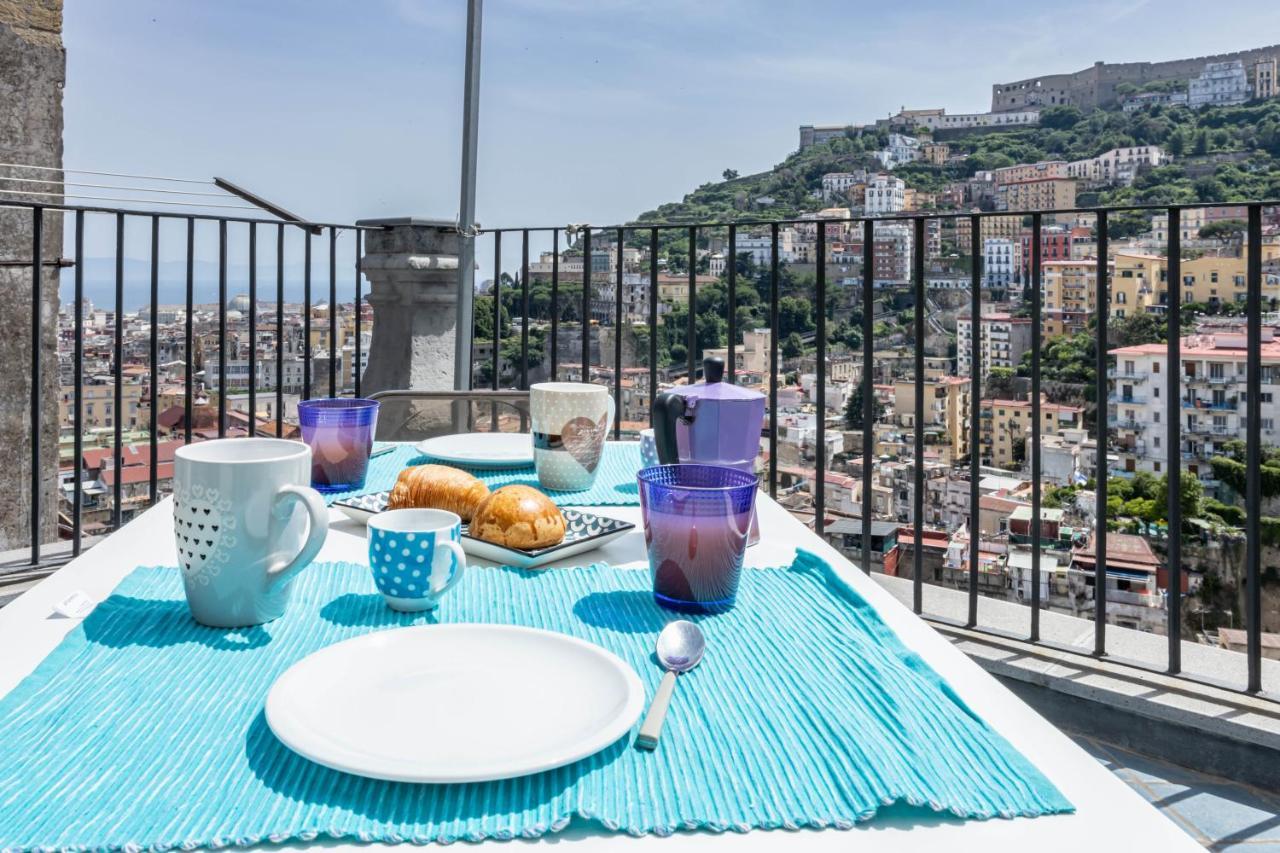 Apartament Hostly - Tarsia 50-Beautiful Terrace On Neapol Zewnętrze zdjęcie