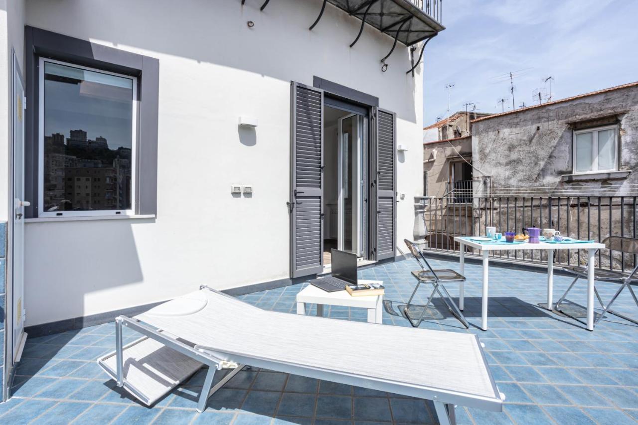 Apartament Hostly - Tarsia 50-Beautiful Terrace On Neapol Zewnętrze zdjęcie